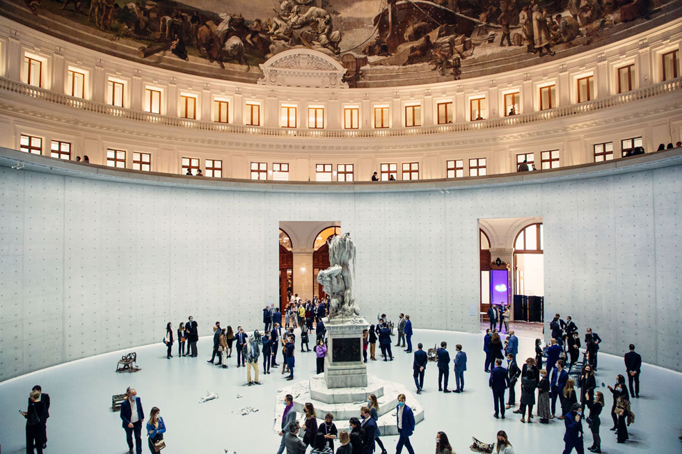 Événement culturel à la Bourse du Commerce