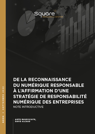 De la reconnaissance du numérique responsable à l’affirmation d’une stratégie de responsabilité numérique des entreprises