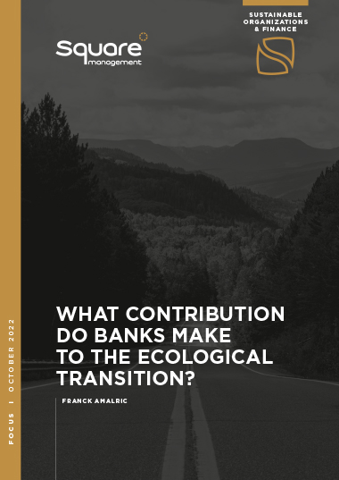 CETE — What contribution do banks make to the ecological transition