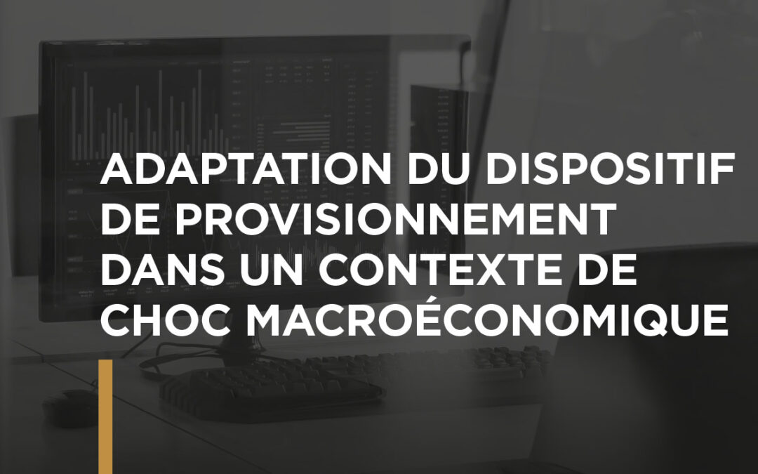 Adaptation du dispositif de provisionnement dans un contexte de choc macroéconomique