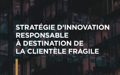 Stratégie d’innovation responsable à destination de la clientèle fragile