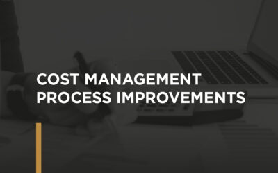 Costs management process improvements