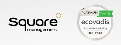 Ecovadis décerne à nouveau la médaille platinium à Square Management !